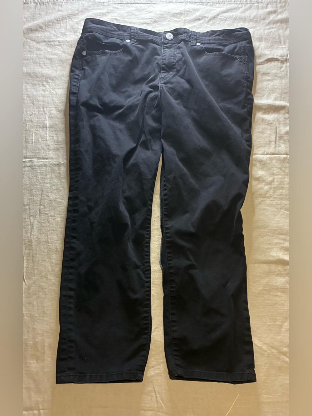 Calvin Klein Woman’s Skinny Crop Jeans Black Size 14